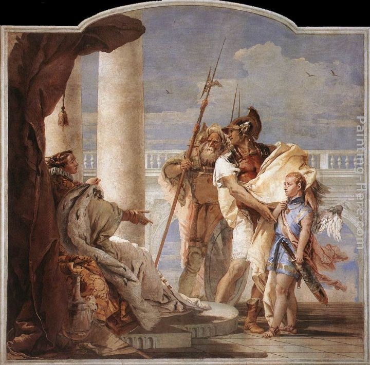 Giovanni Battista Tiepolo Aeneas Introducing Cupid Dressed as Ascanius to Dido